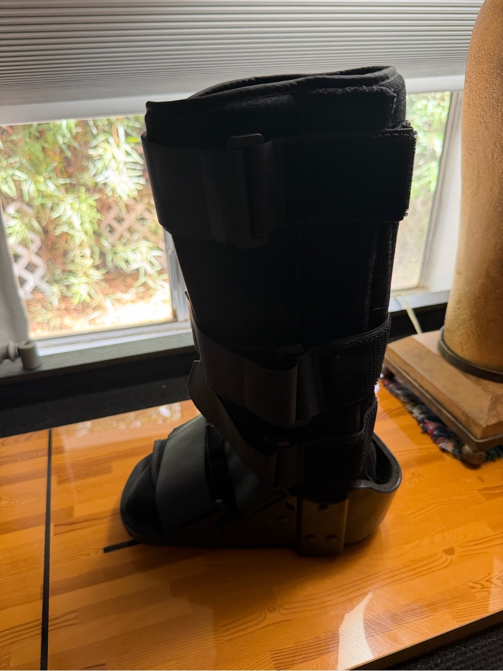Black Medical Walking Boot
